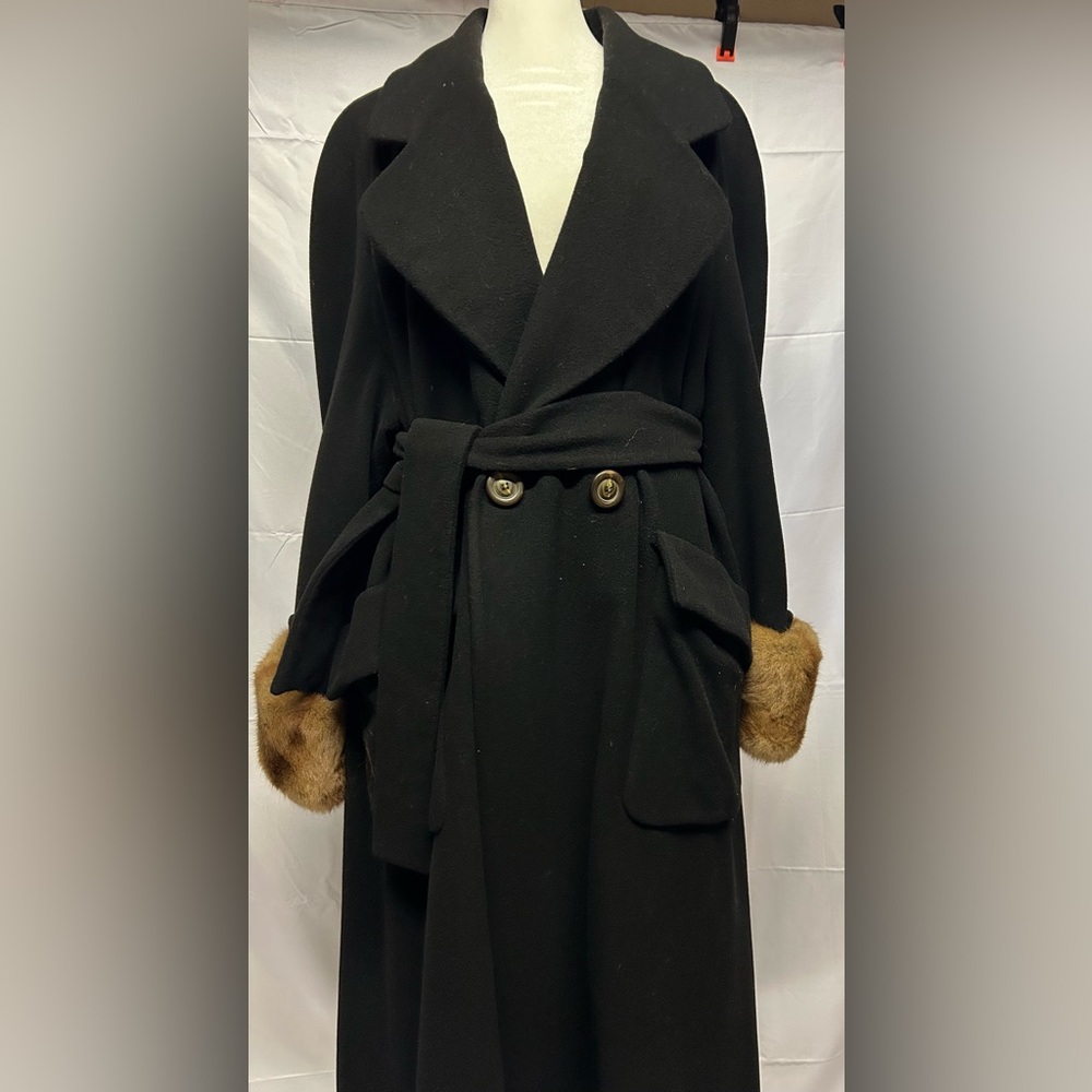 Fendi genuine Wool/Fur trim